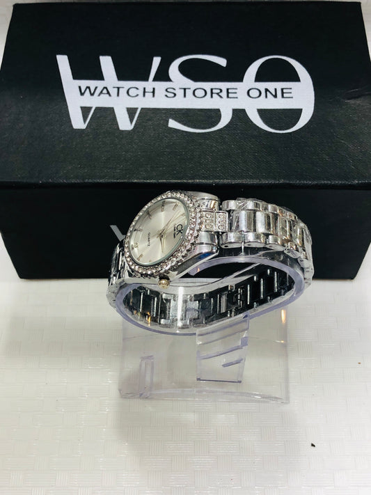 Ck women luxury watches silver white