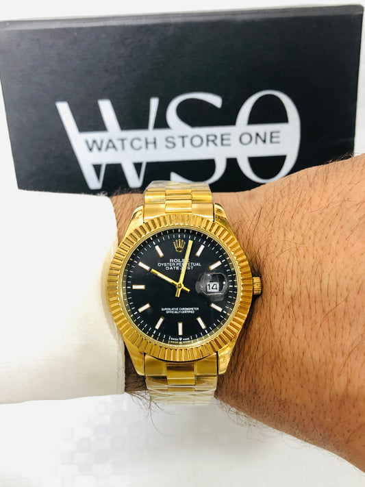 Rlx date just Quartz >Gold Black