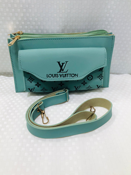 LV Hande Pouches C Green