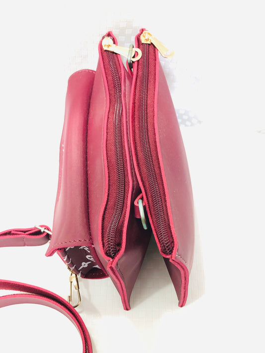 LV Hande Pouches Mehroon
