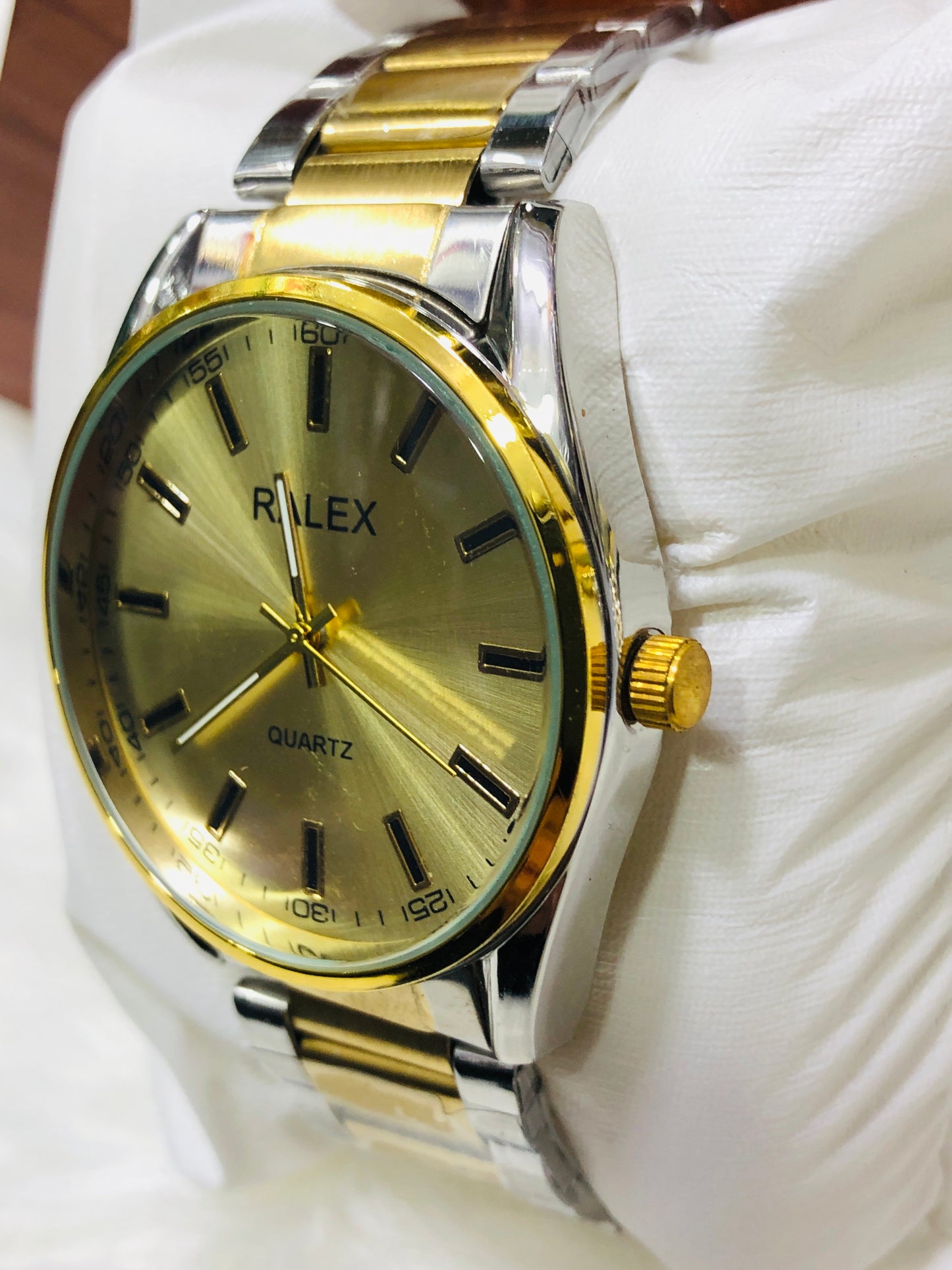 RALEX ORIGNAL WATCH SAMPEL >TOTONE WHITE