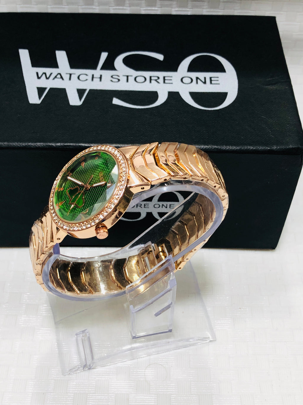 Gucci women watch rose green