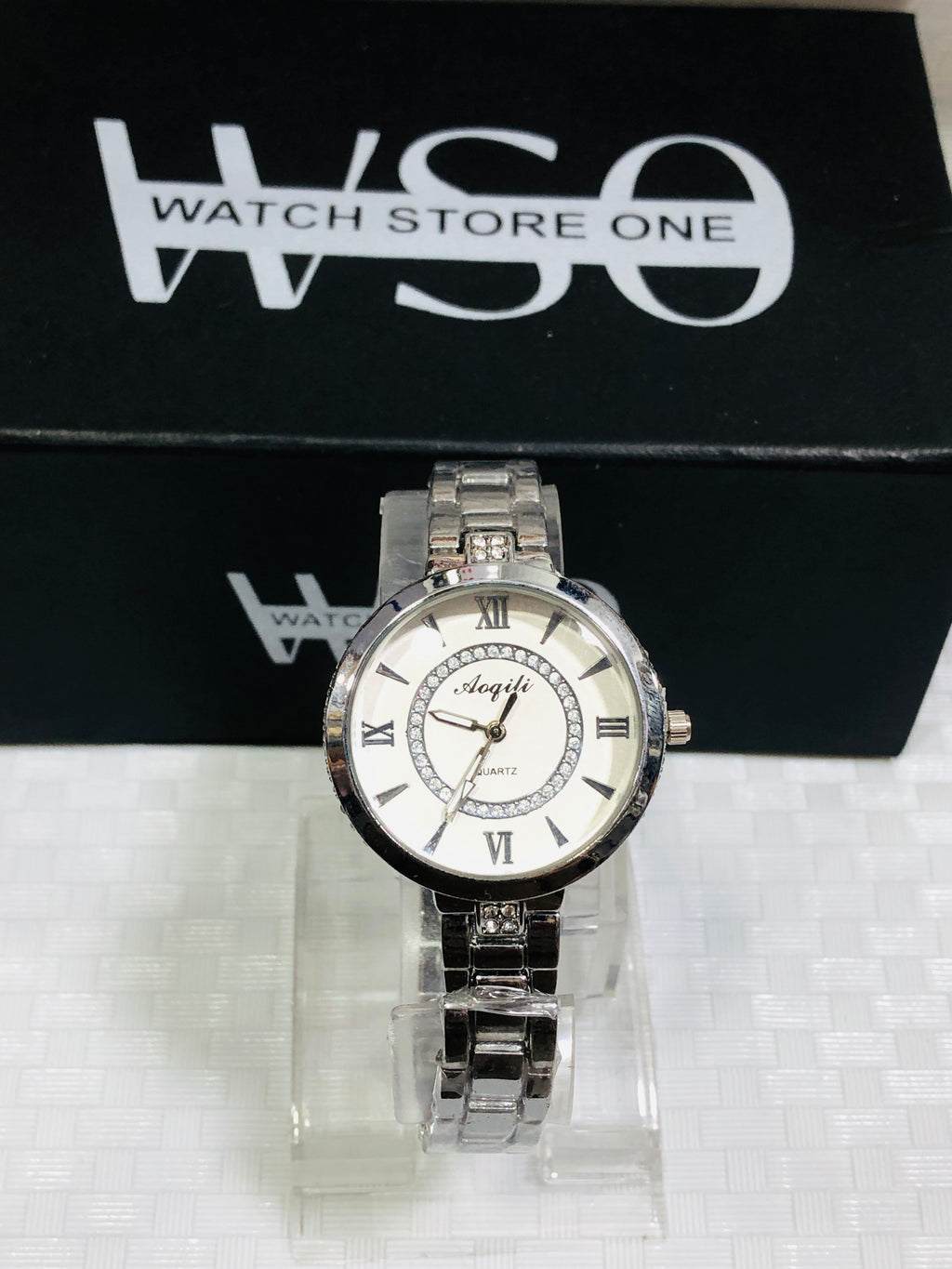 women luxury watches silver white