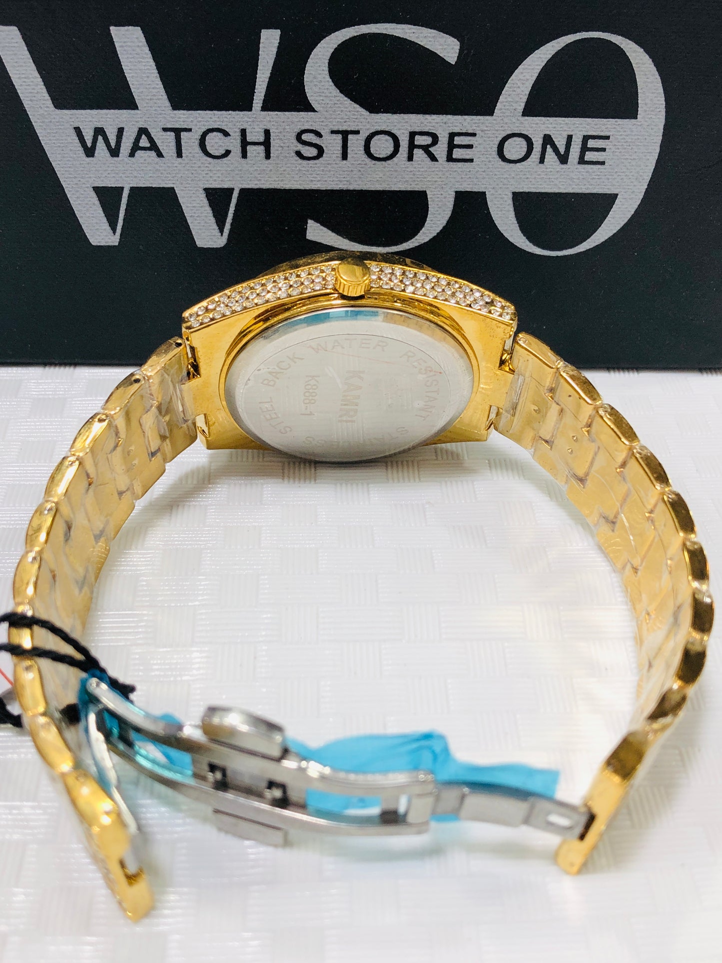 FULL DIAMOND WATCH >2 COLOUR