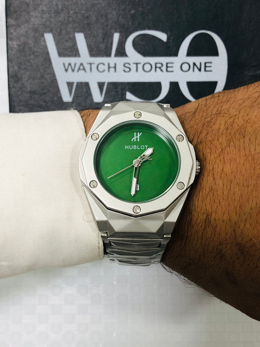 Hublot Diamond cut sampel >Gray Green