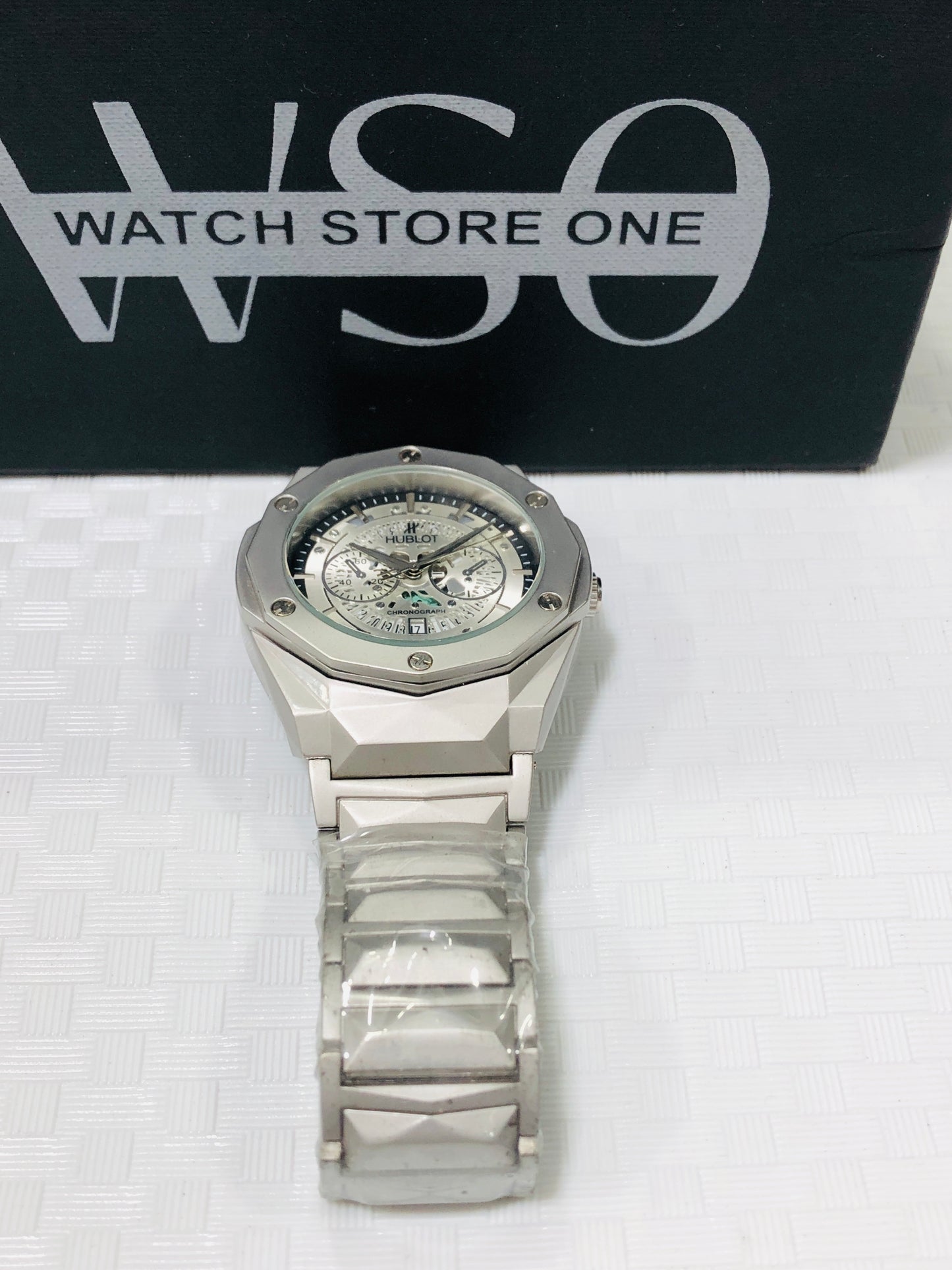 Hublot Diamond Cut >Gray White