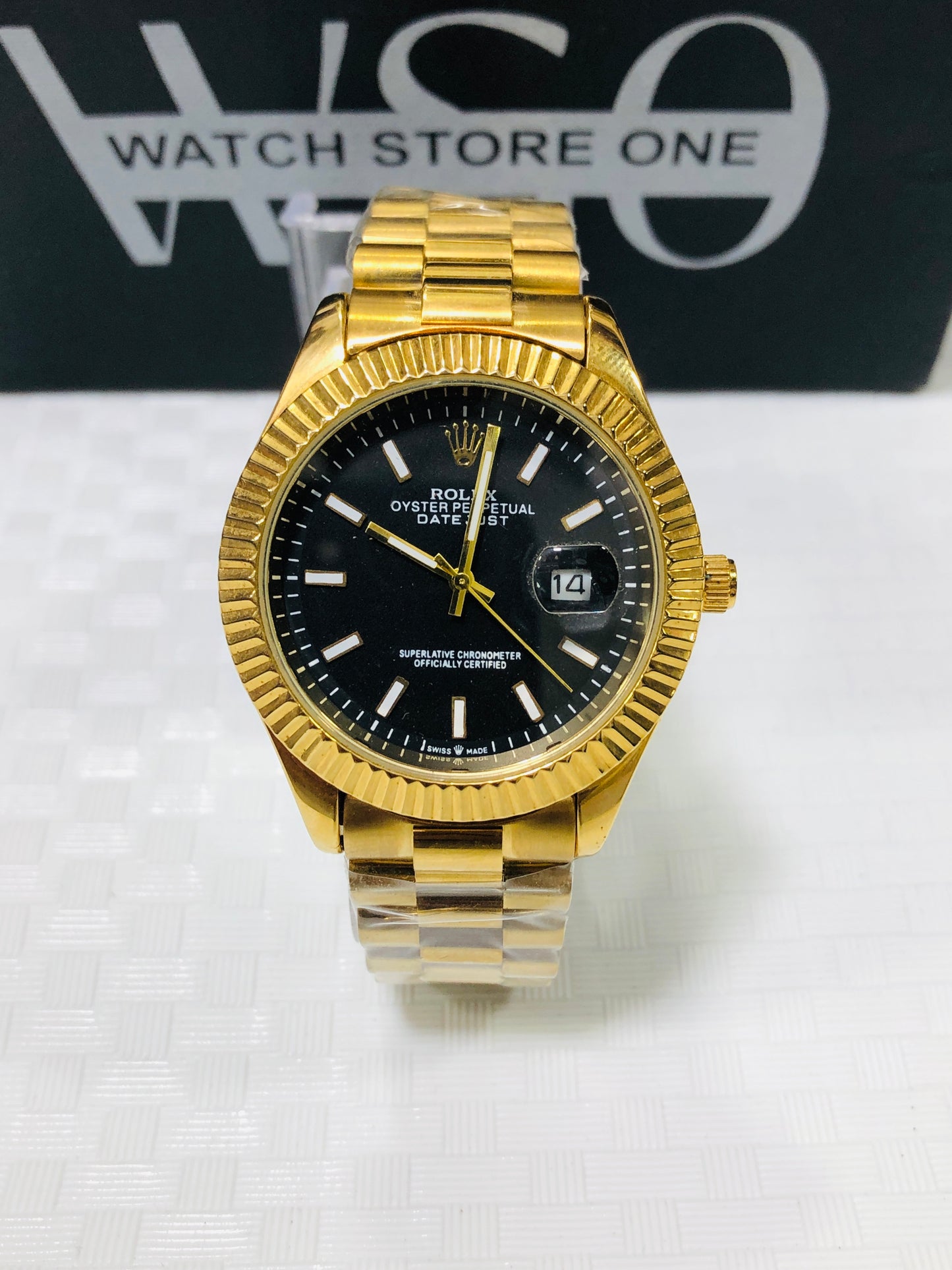 Rlx date just Quartz >Gold Black