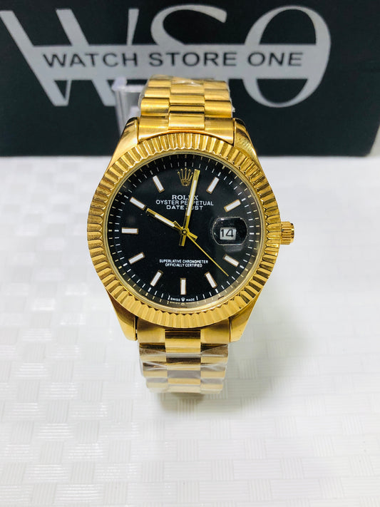 Rlx date just Quartz >Gold Black
