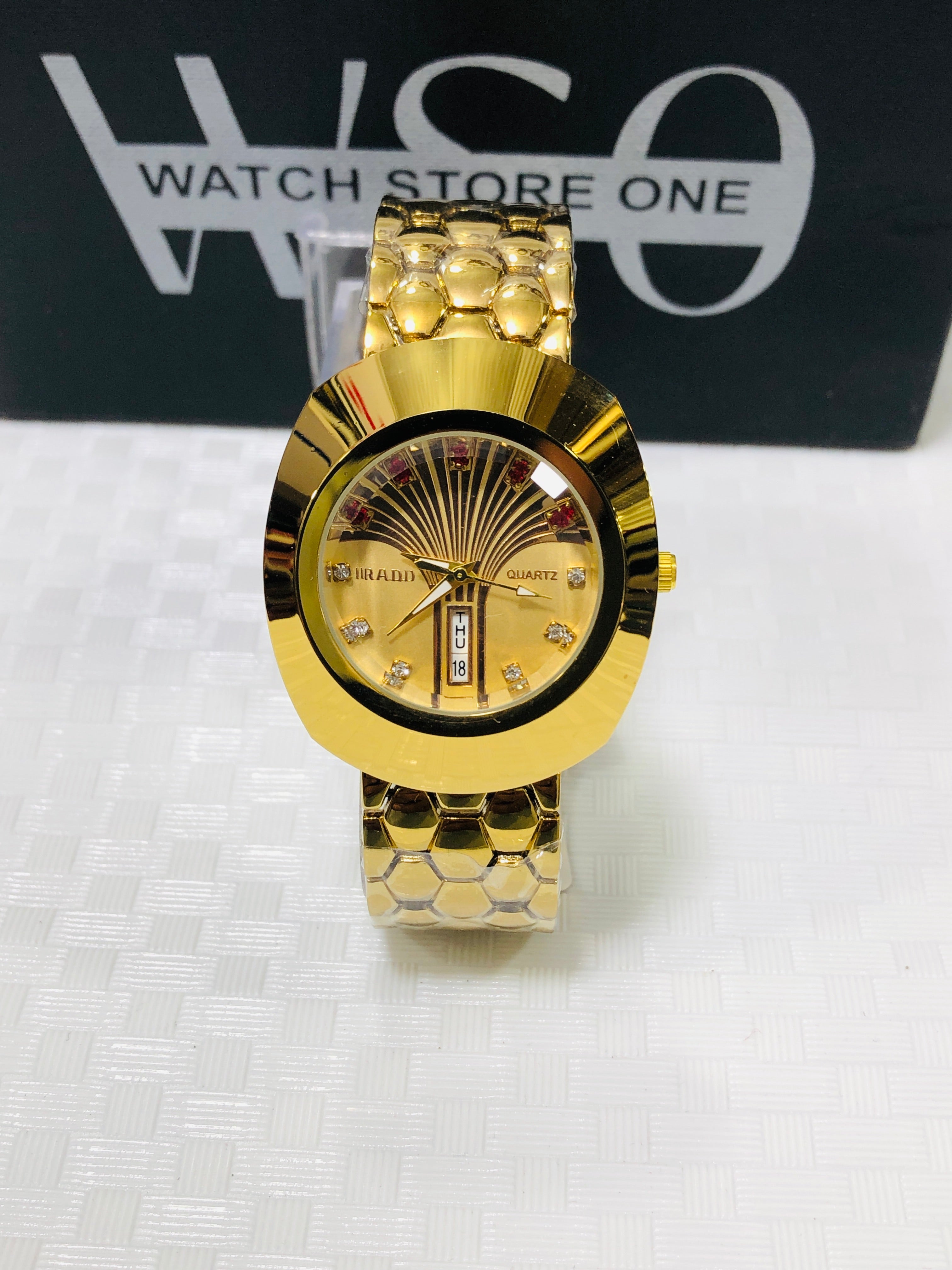Rado Diastar 12 Stone - Article #369 - Golden - Golden Dial