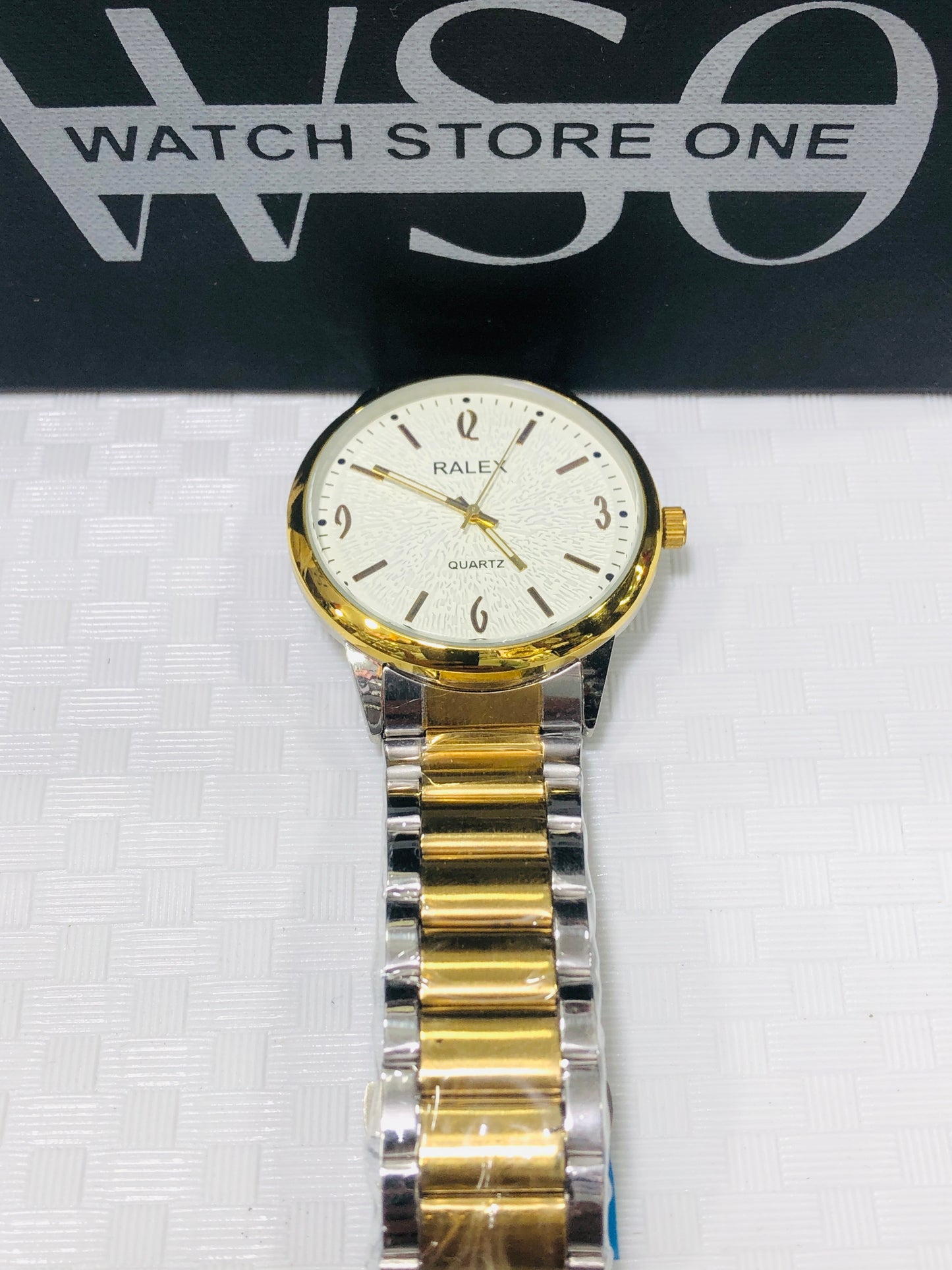 RALEX ORIGNAL WATCH SAMPEL >TOTONE WHITE