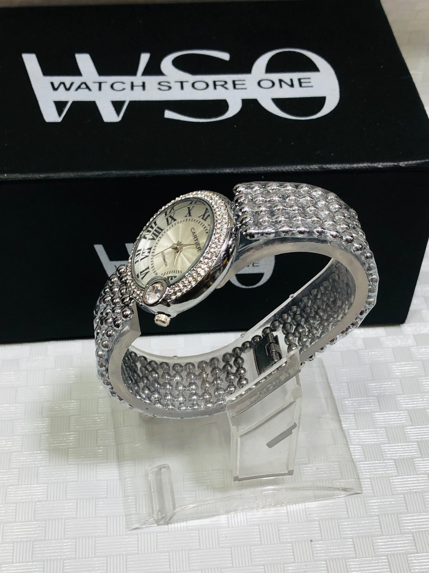 Cartier women watch silver