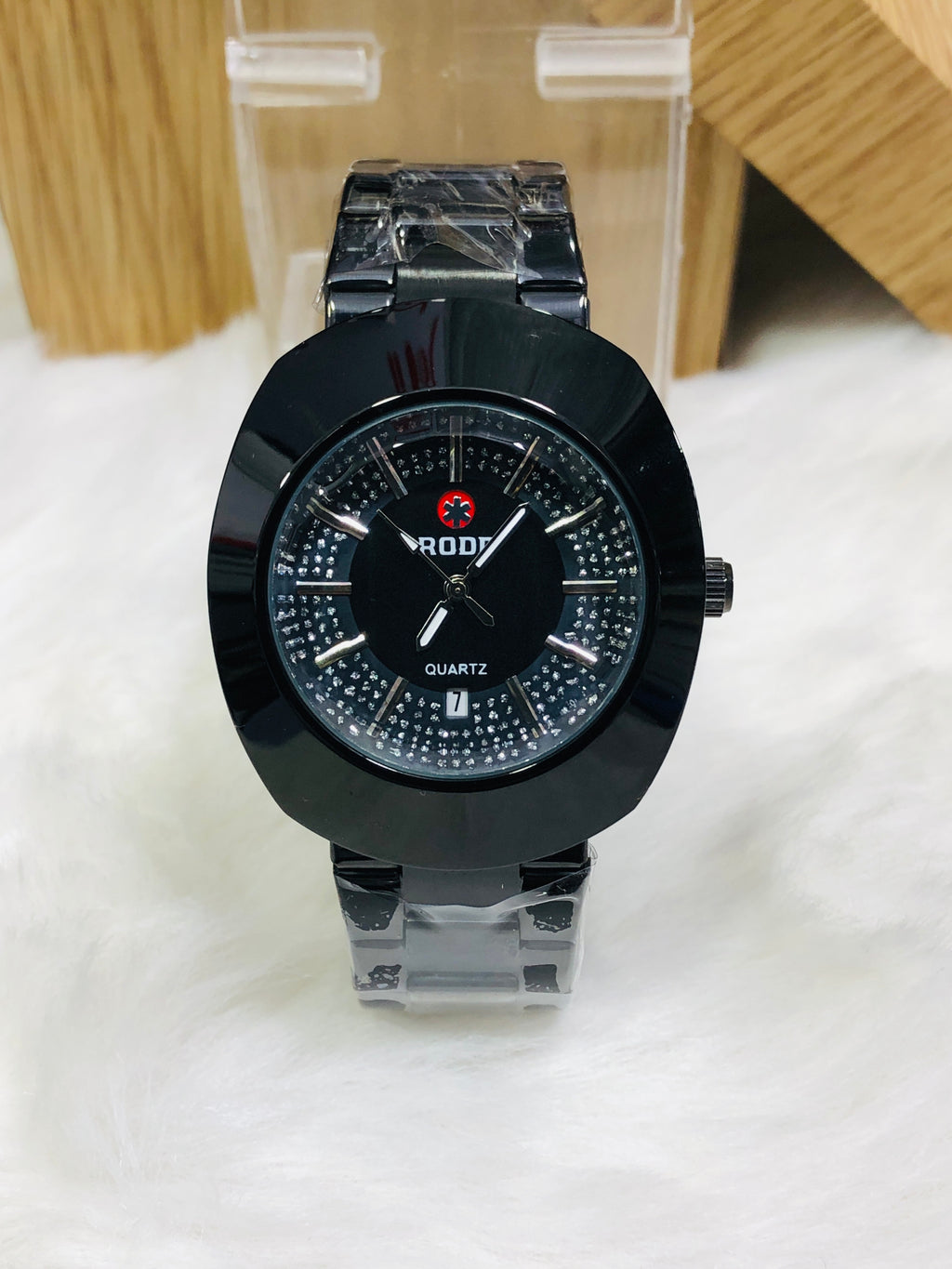 RADO EGG PREMIUM DIAMOND WATCH BLACK CASE BLACK DIAL