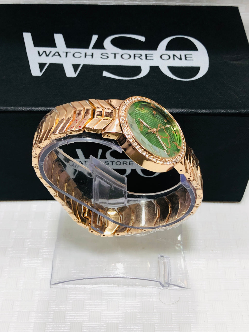 Gucci women watch rose green