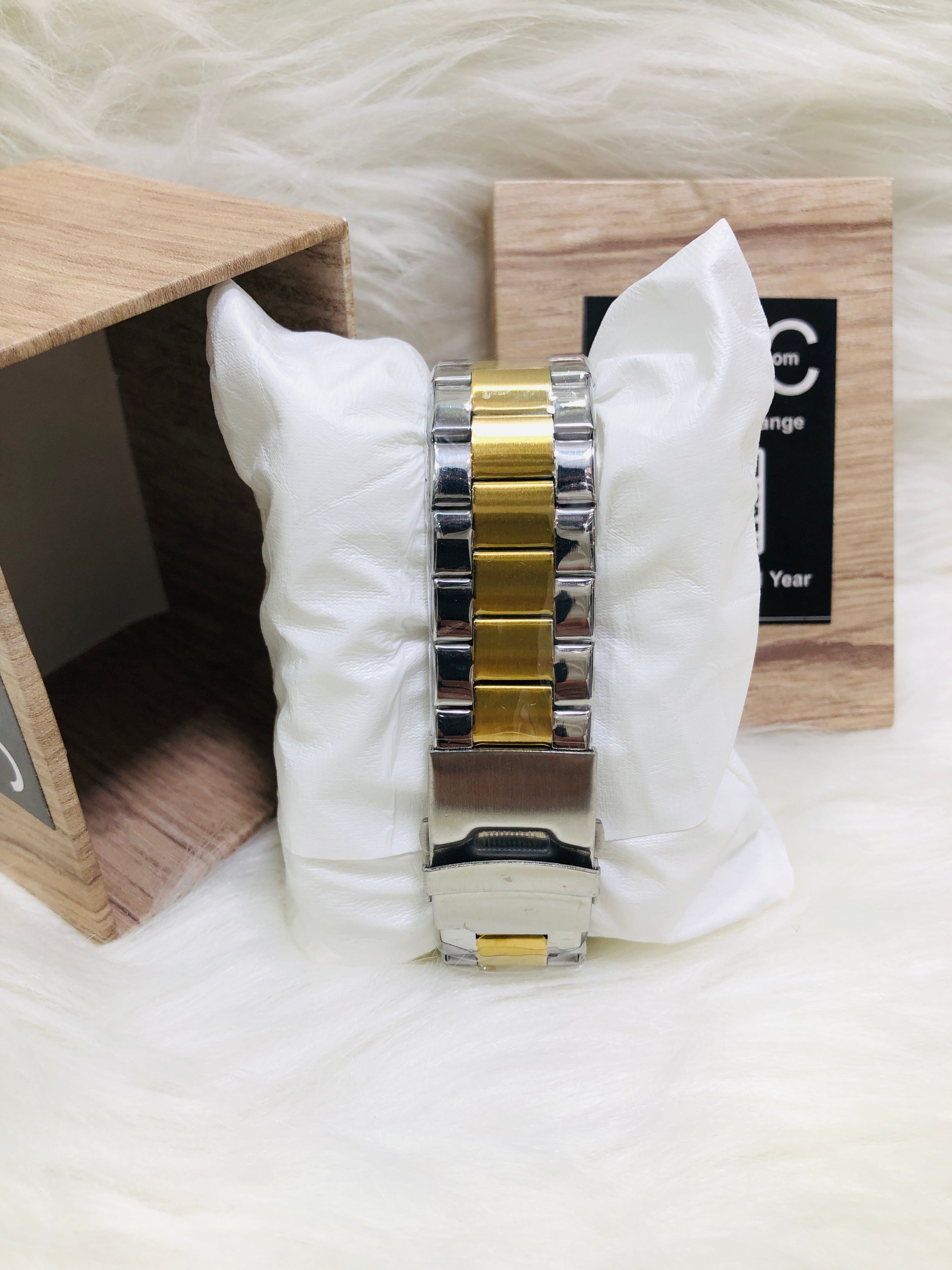 RADO EGG PREMIUM DIAMOND WATCH TWO-TONE GOLD 100% WATER 💦 PROOF