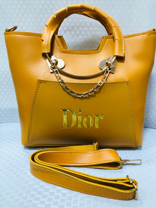 Dior Hand Bags Musturd