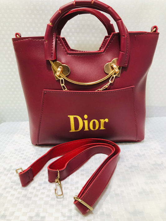 Dior Hand Bags mehroon