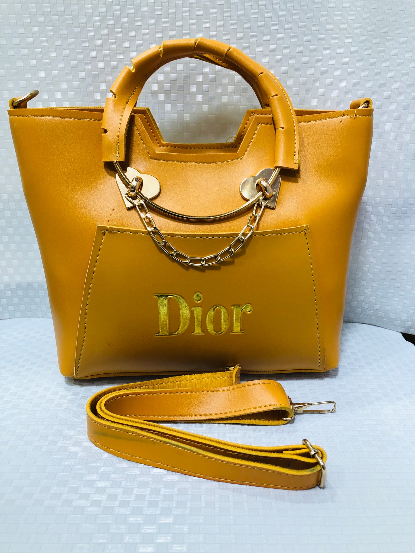 Dior Hand Bags Musturd