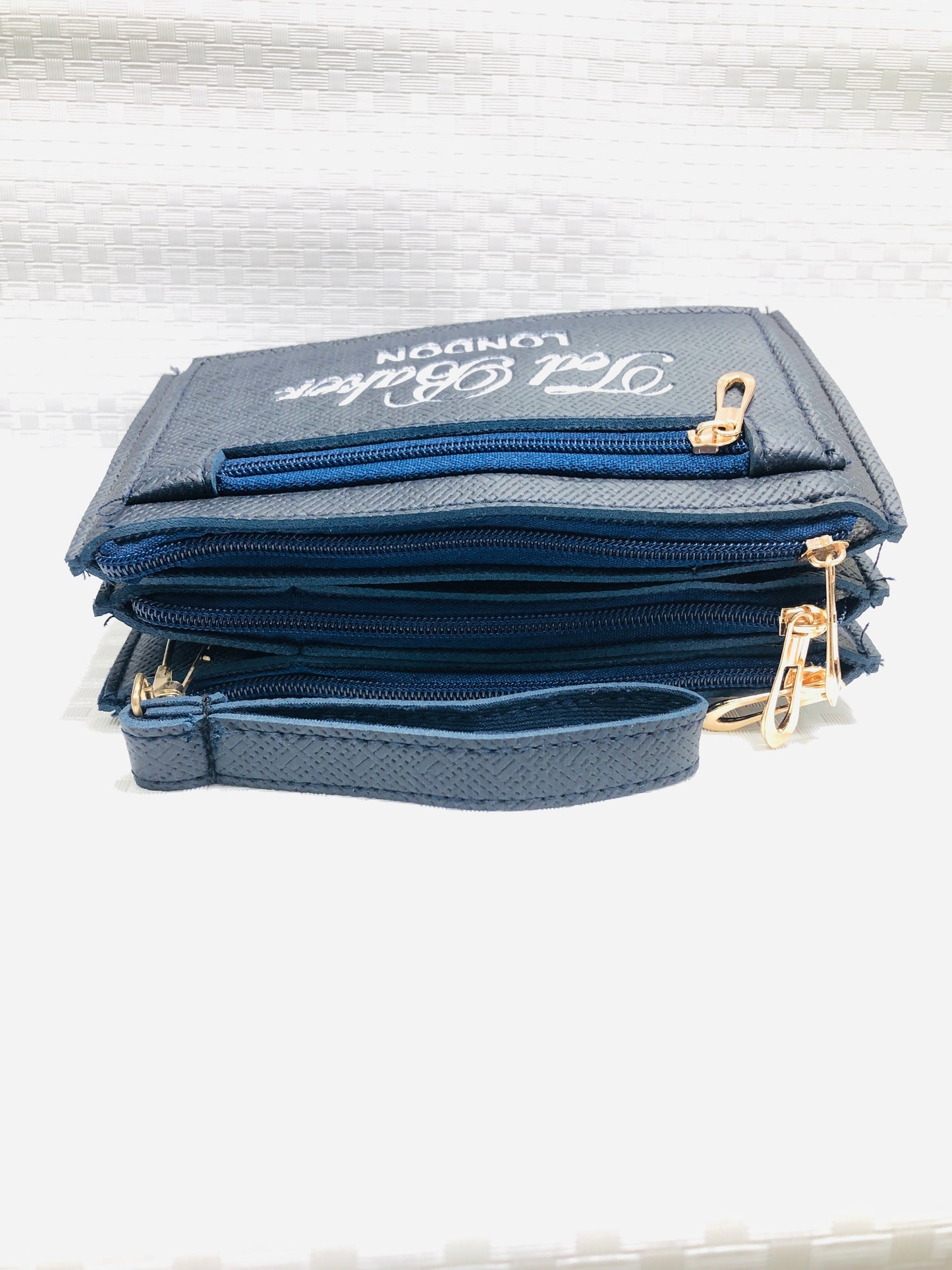 women TB hand clutch 3 zip
