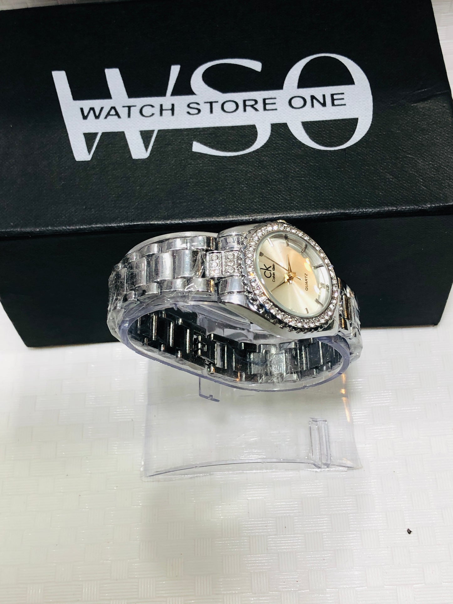 Ck women luxury watches silver white