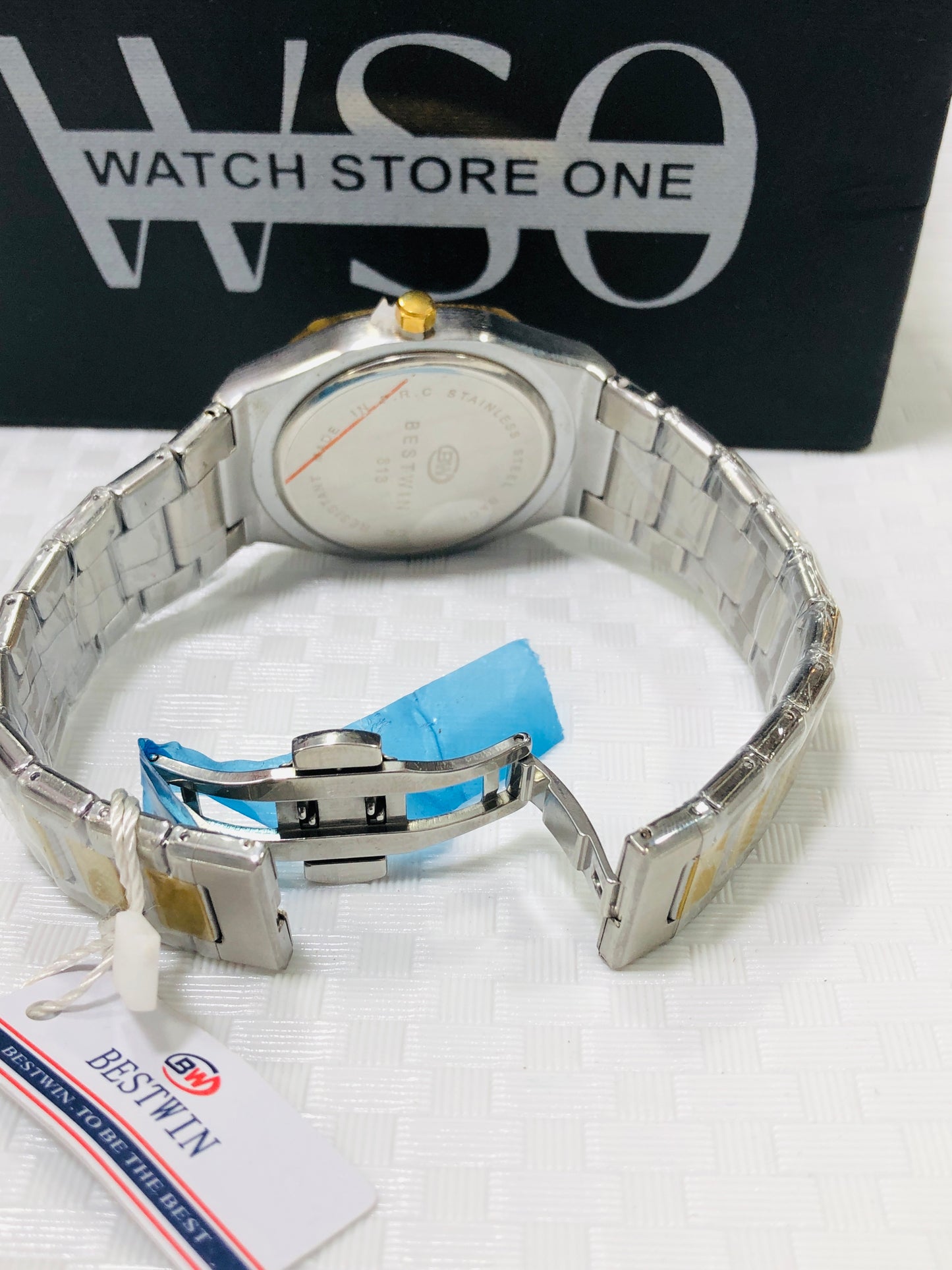 Bestwin Premium Watches >TOTONE BLUE