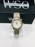 Gucci women premium watch totone white