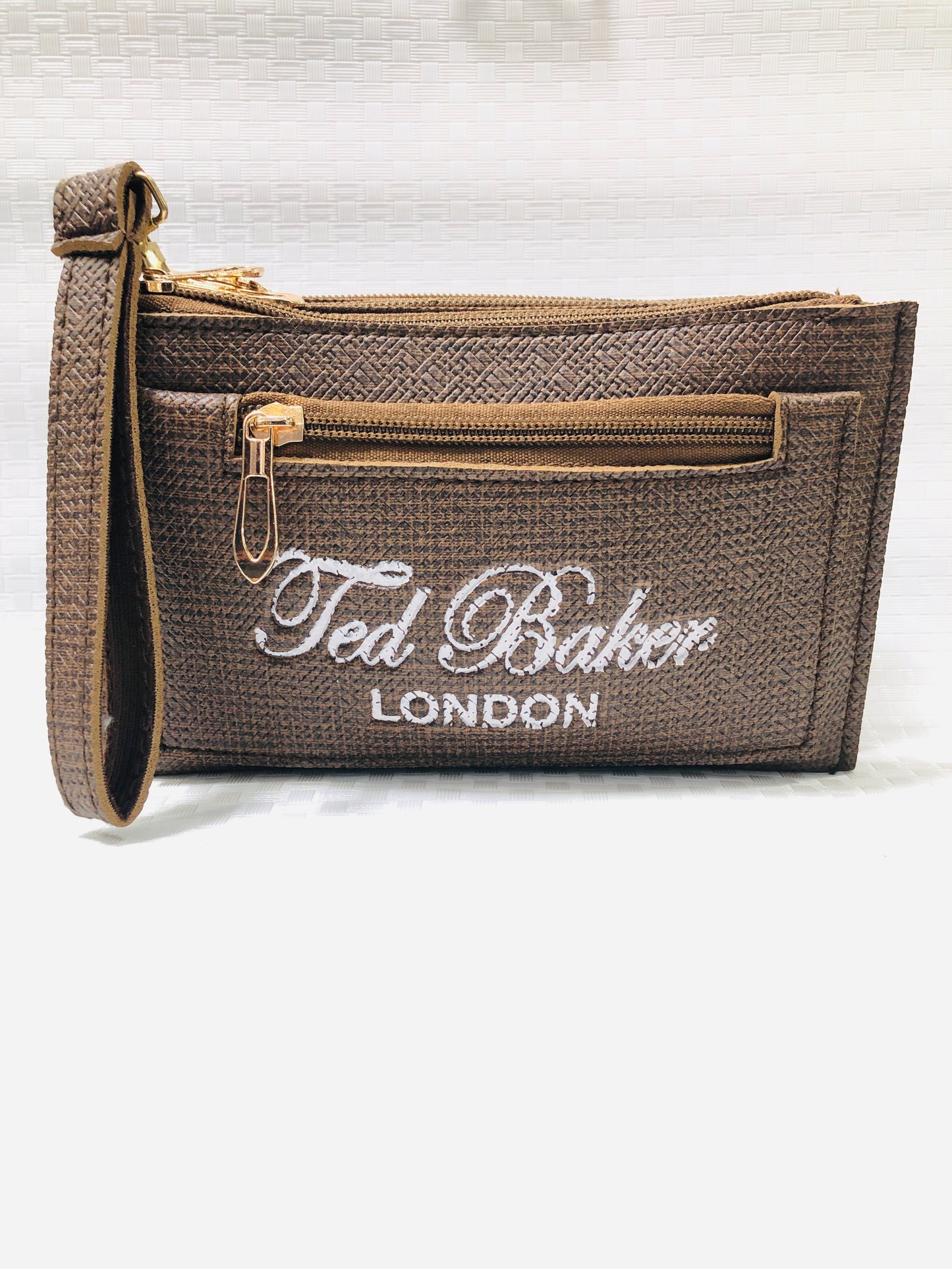 women TB hand clutch 3 zip