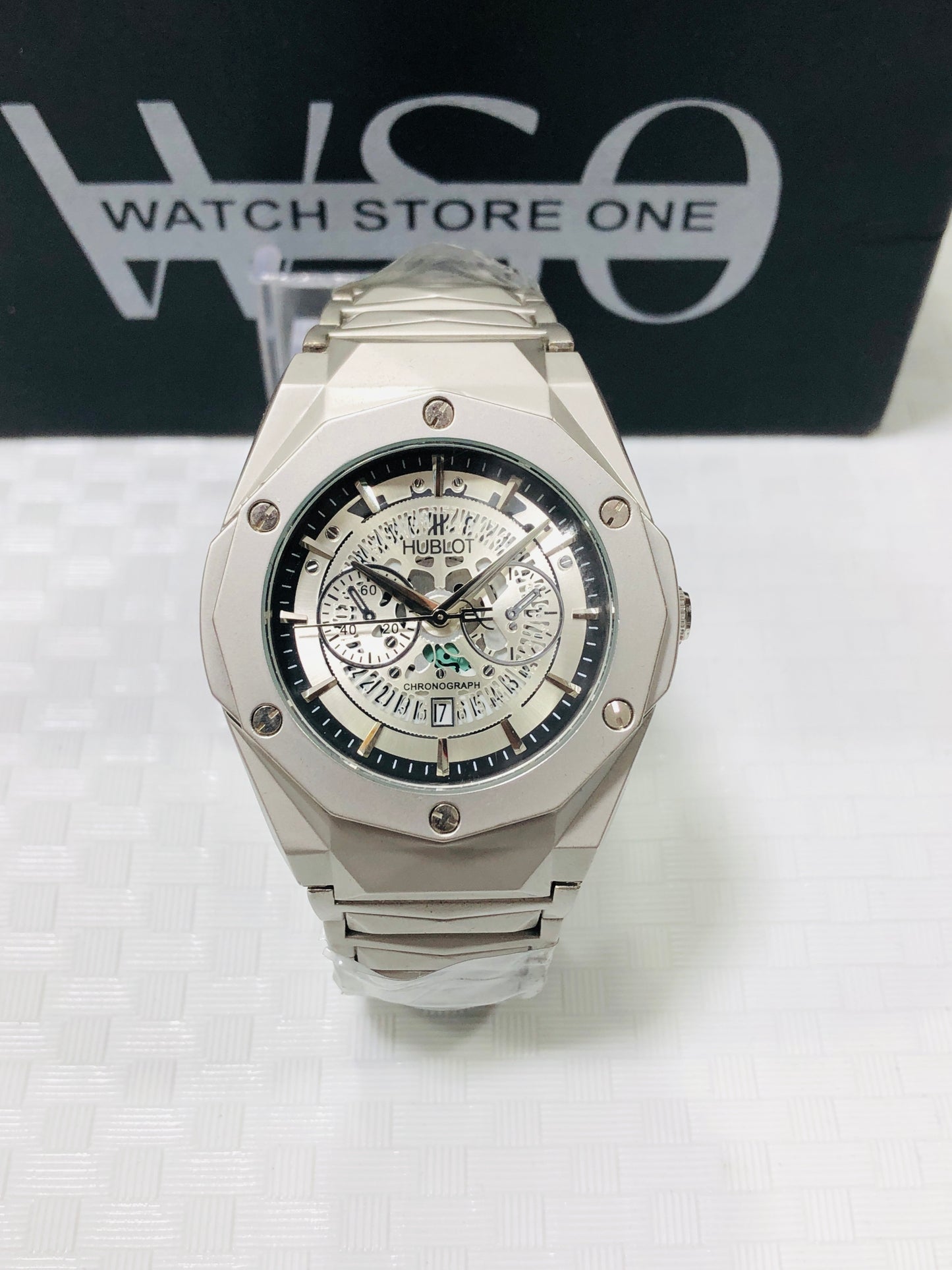 Hublot Diamond Cut >Gray White