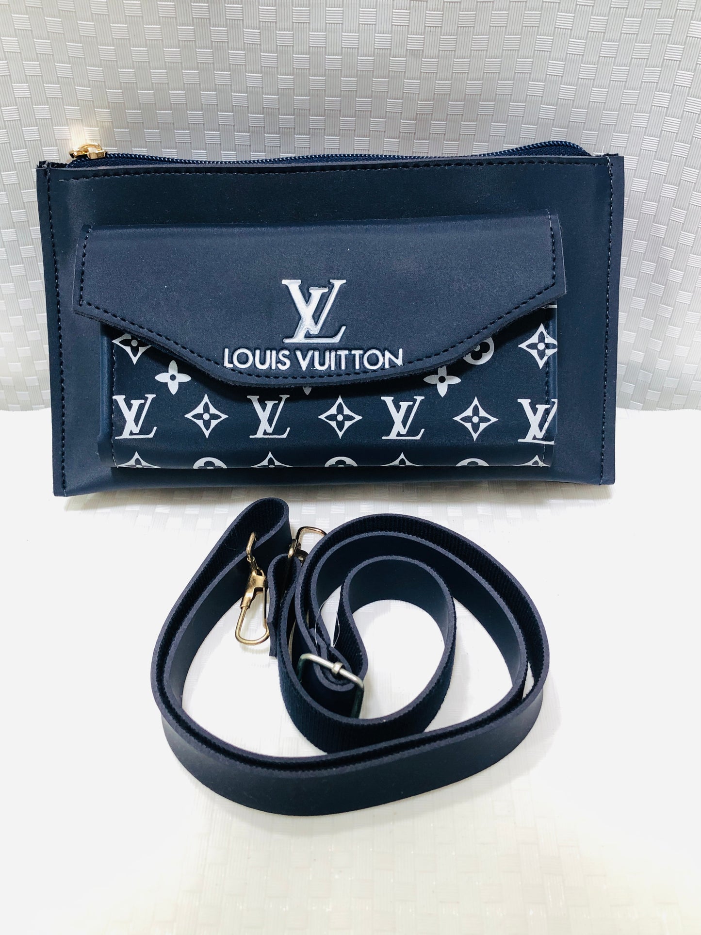 LV Hande Pouches Blue