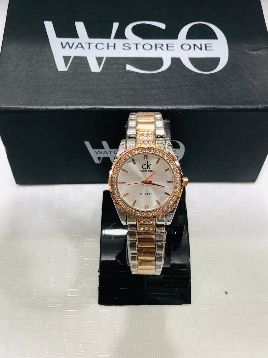 Ck women luxury watches TOTone White