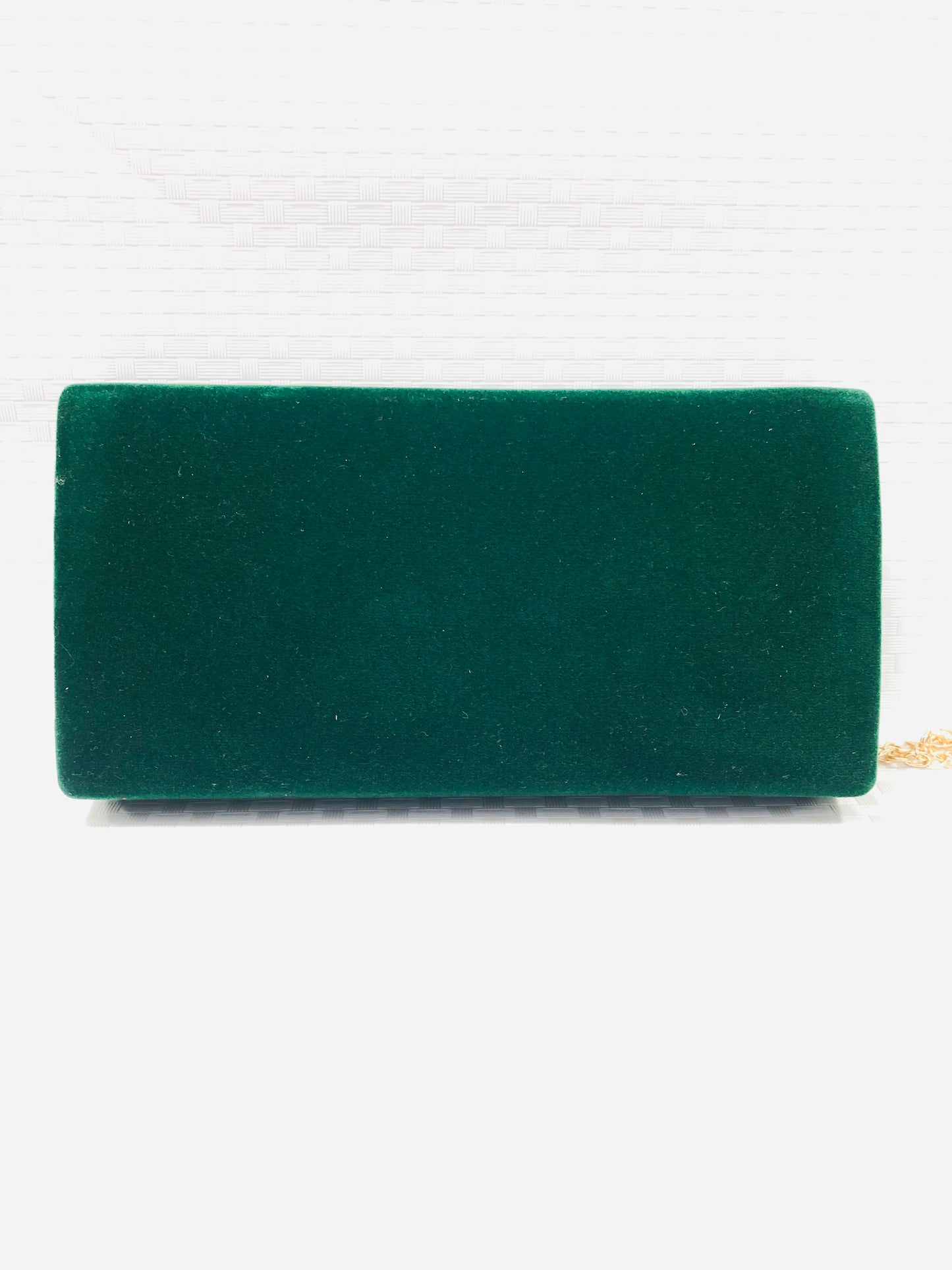 Velvet Hande clutch >Green