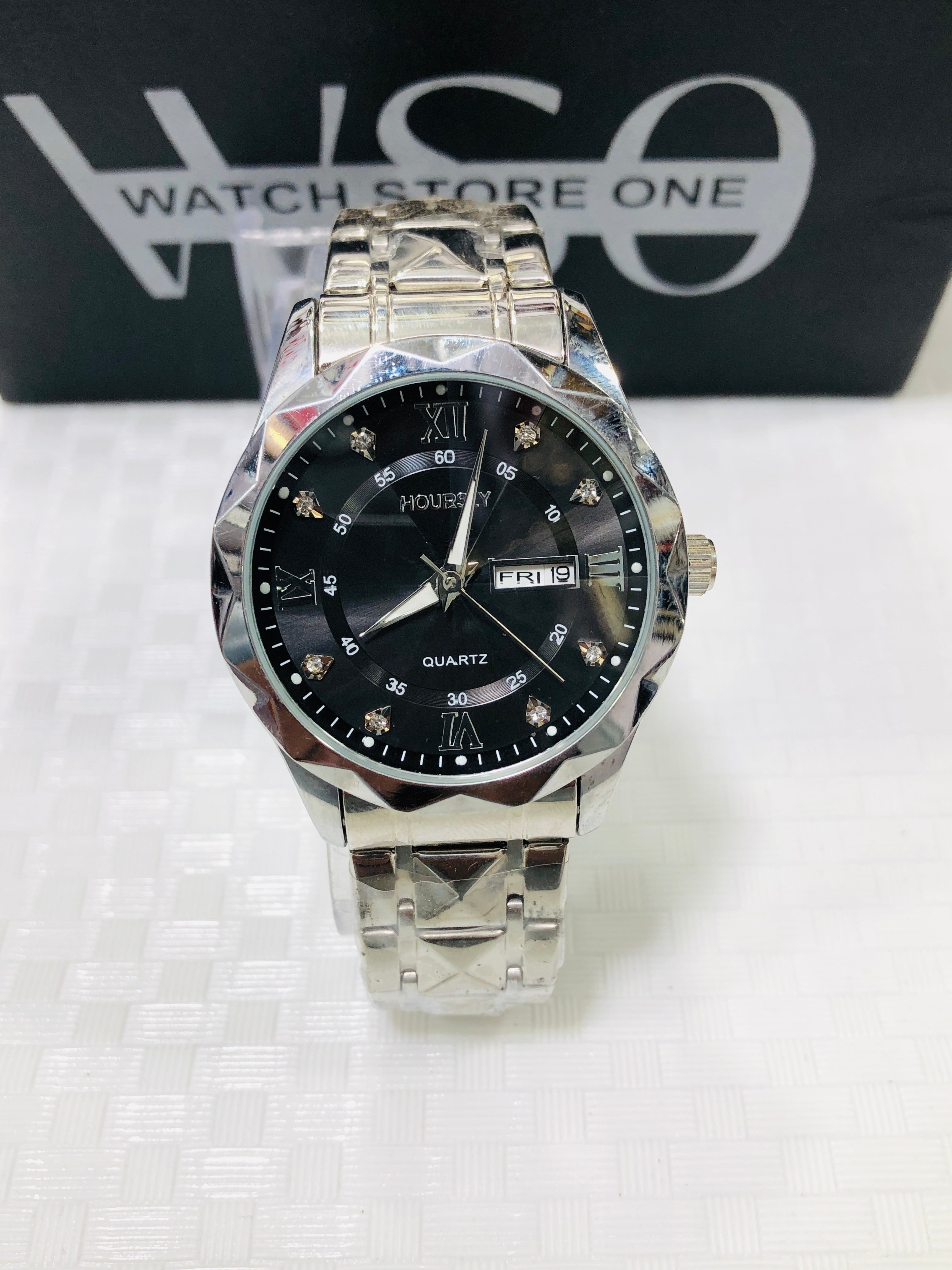 Hoursely Diamond Cut Watch>3 COLOR