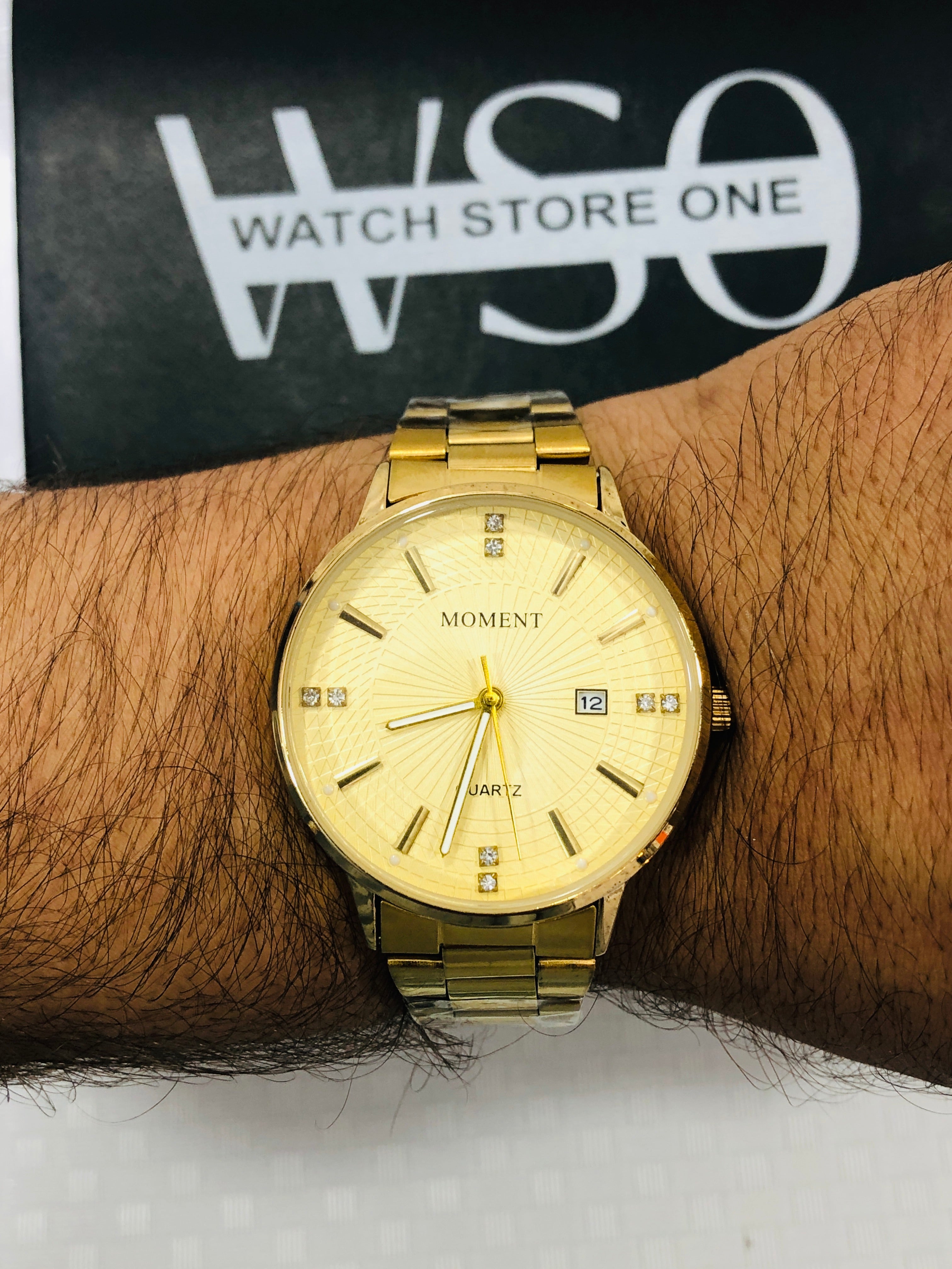 Moment Gold watch