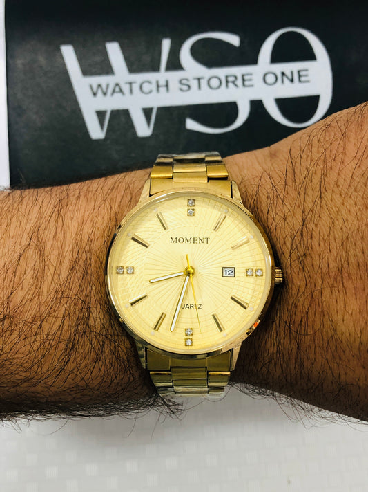 Moment Gold watch