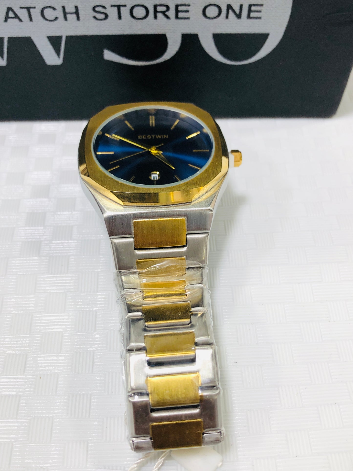 Bestwin Premium Watches >TOTONE BLUE