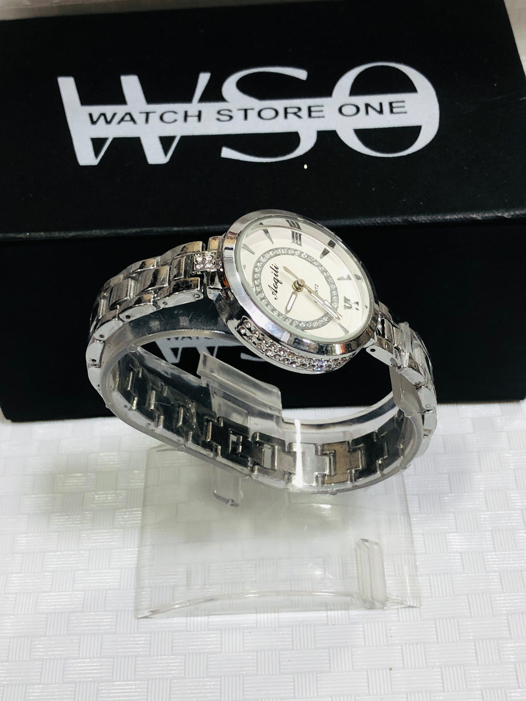 women luxury watches silver white
