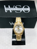 Ck women luxury watches Gold White