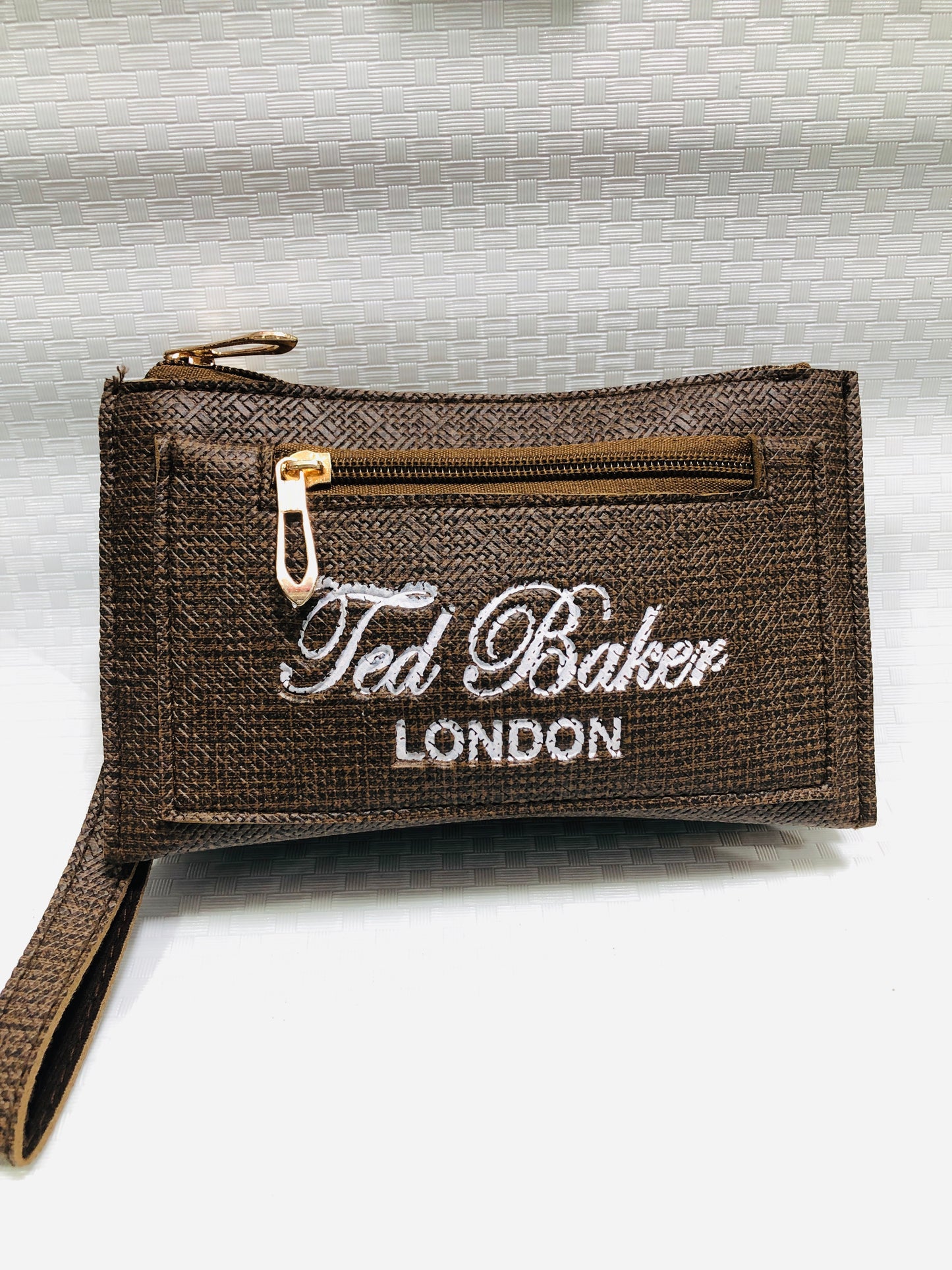 women TB hand clutch 3 zip
