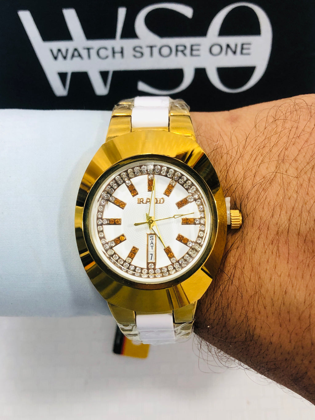 Radd Bigg model WHITE GOLD