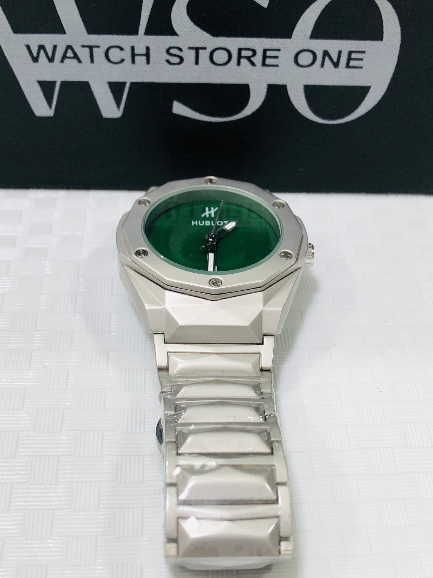 Hublot Diamond cut sampel >Gray Green