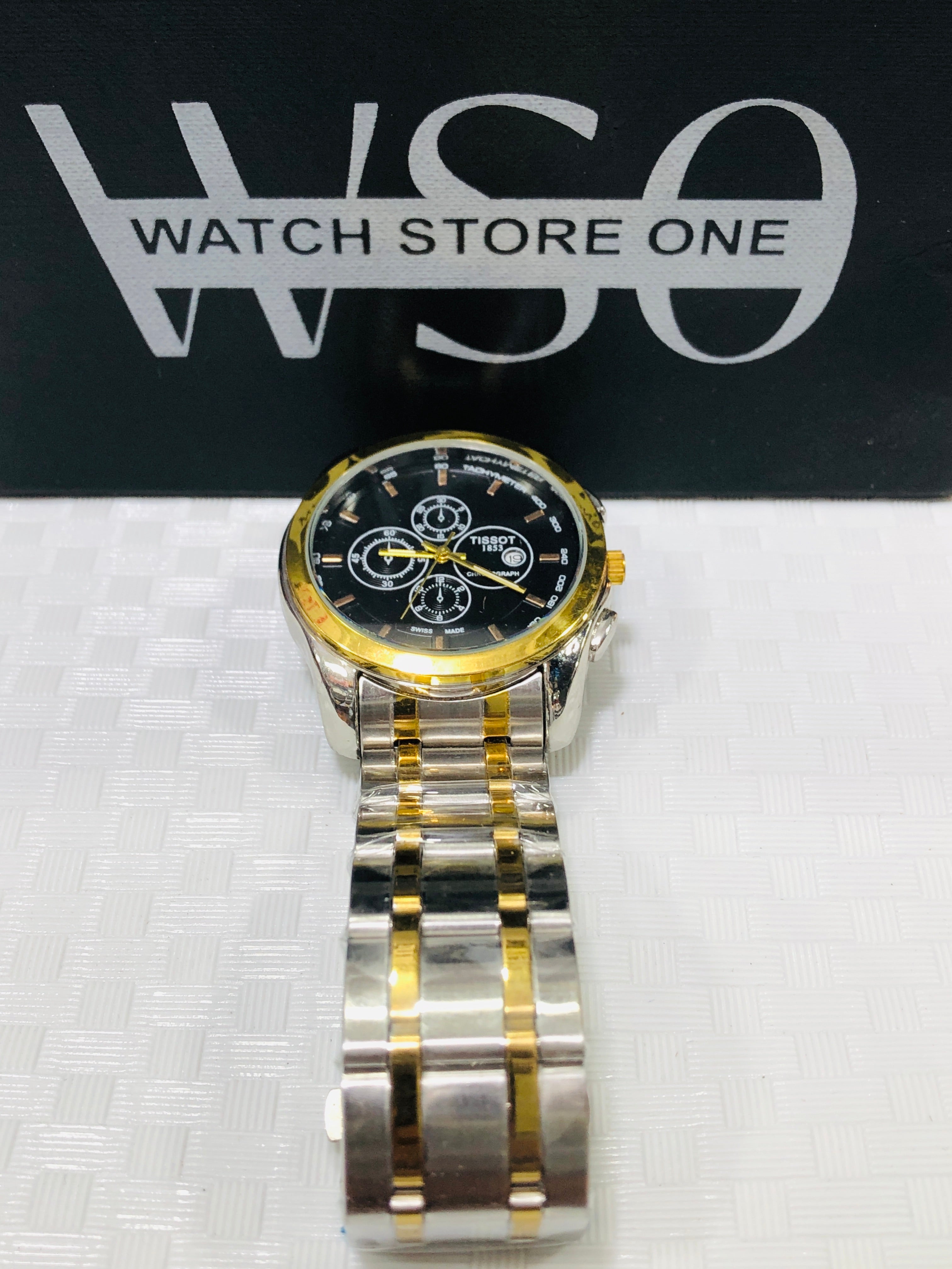 Tist Date watch>Totone Black