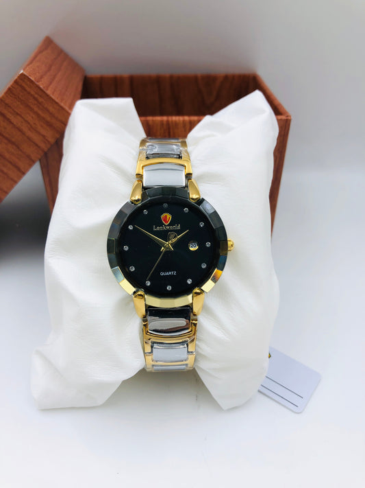 Lookworld Premium Design Female Edition - Article #434 - Two Tone - Black Dial